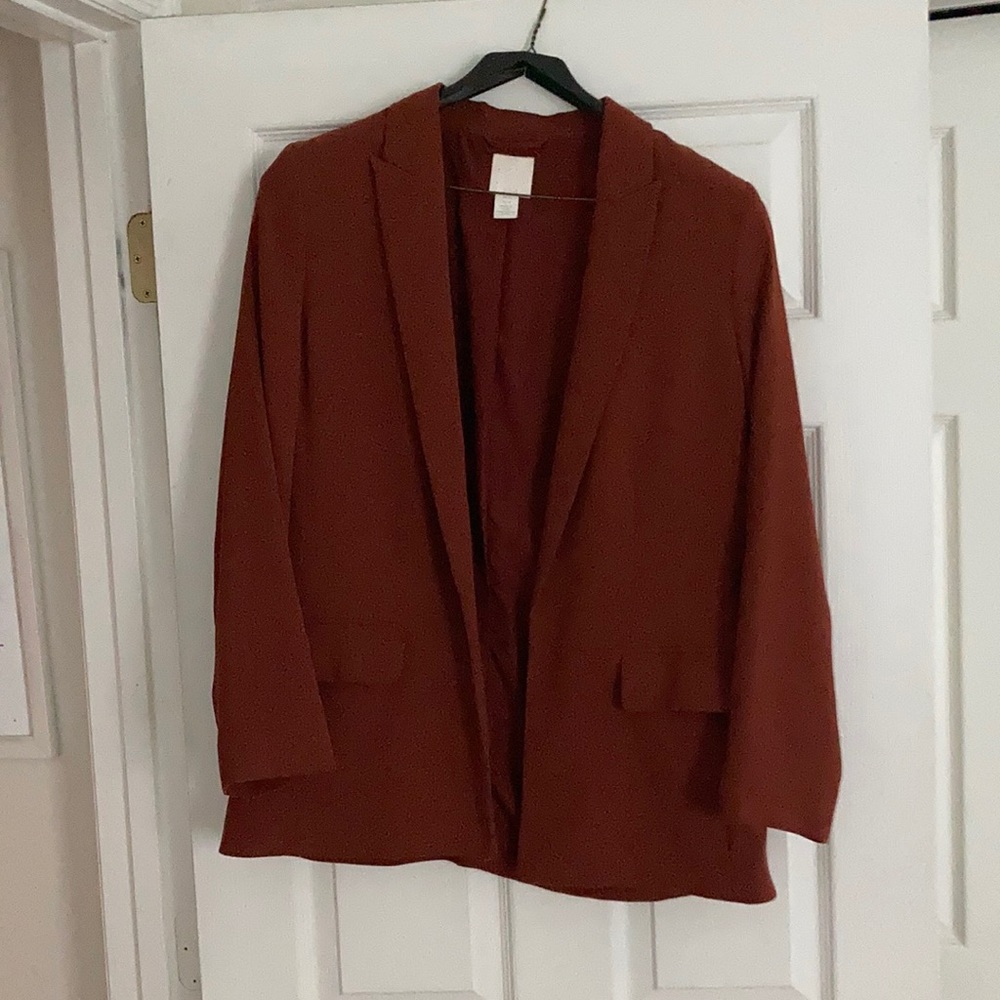 Rust Oversized H&M Blazer/Jacket